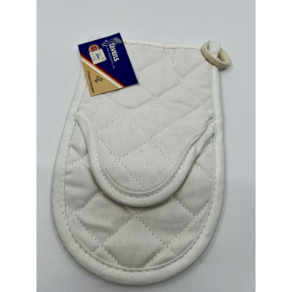 VNTG Stevens Linens Associations Stars & Stripes Kitchen Towel & Pot Holder NWT - Picture 4 of 5